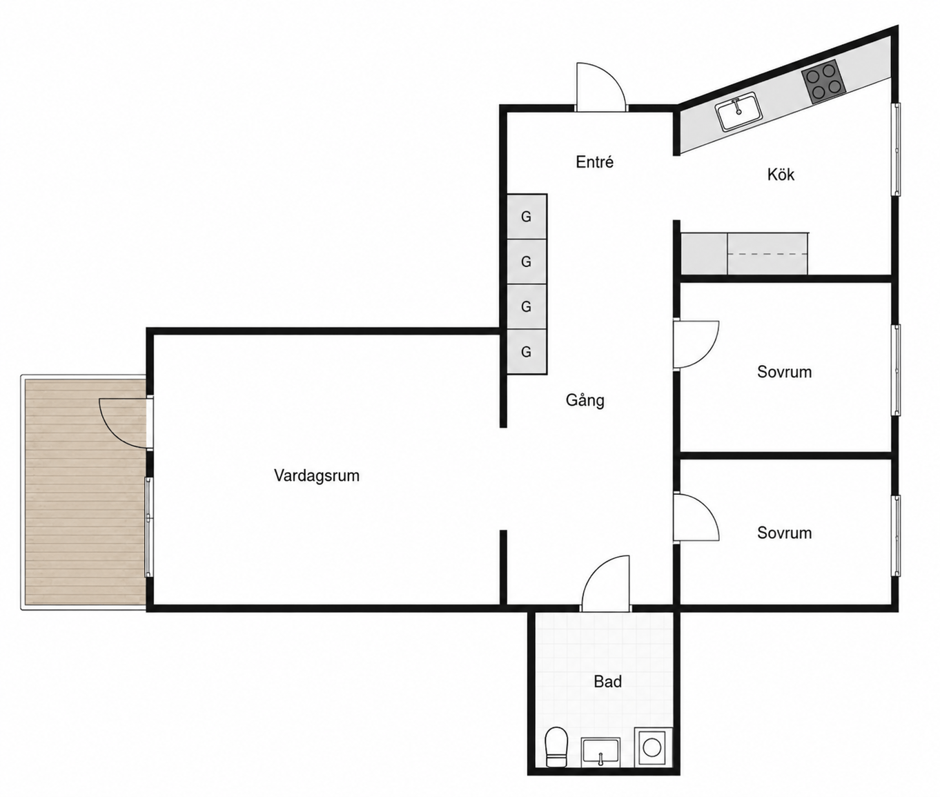 3 rok · 72 m² i Hallsberg – bild 5