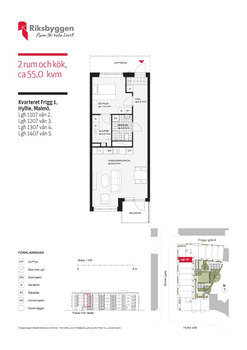 Lägenhet, 2 rooms, 55 sqm, Malmö – bild 12