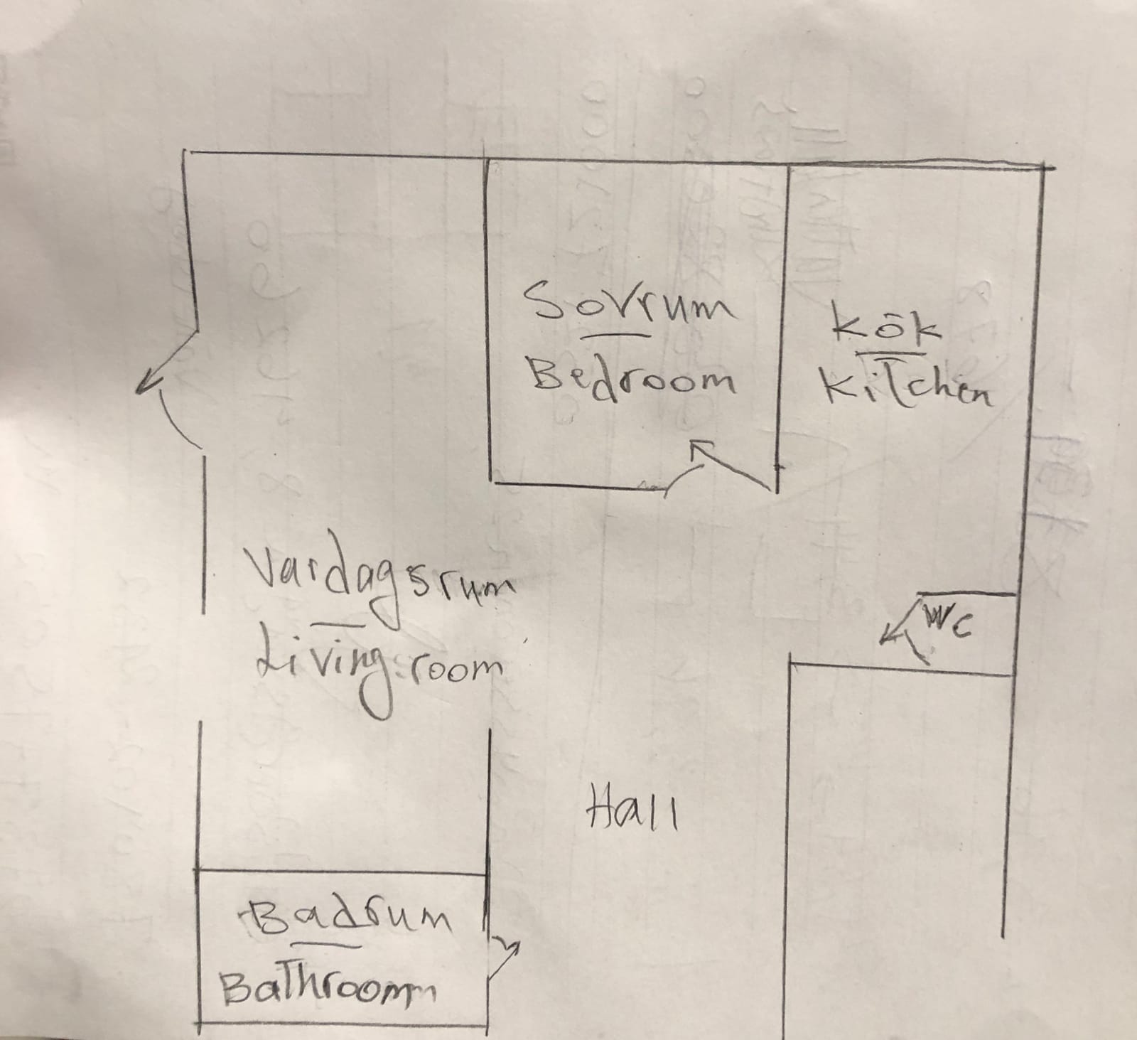 Lägenhet, 2 rooms, 45 sqm, Göteborg