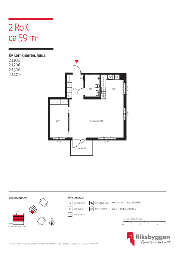 Lägenhet, 2 rooms, 59 sqm, Västerås – bild 17
