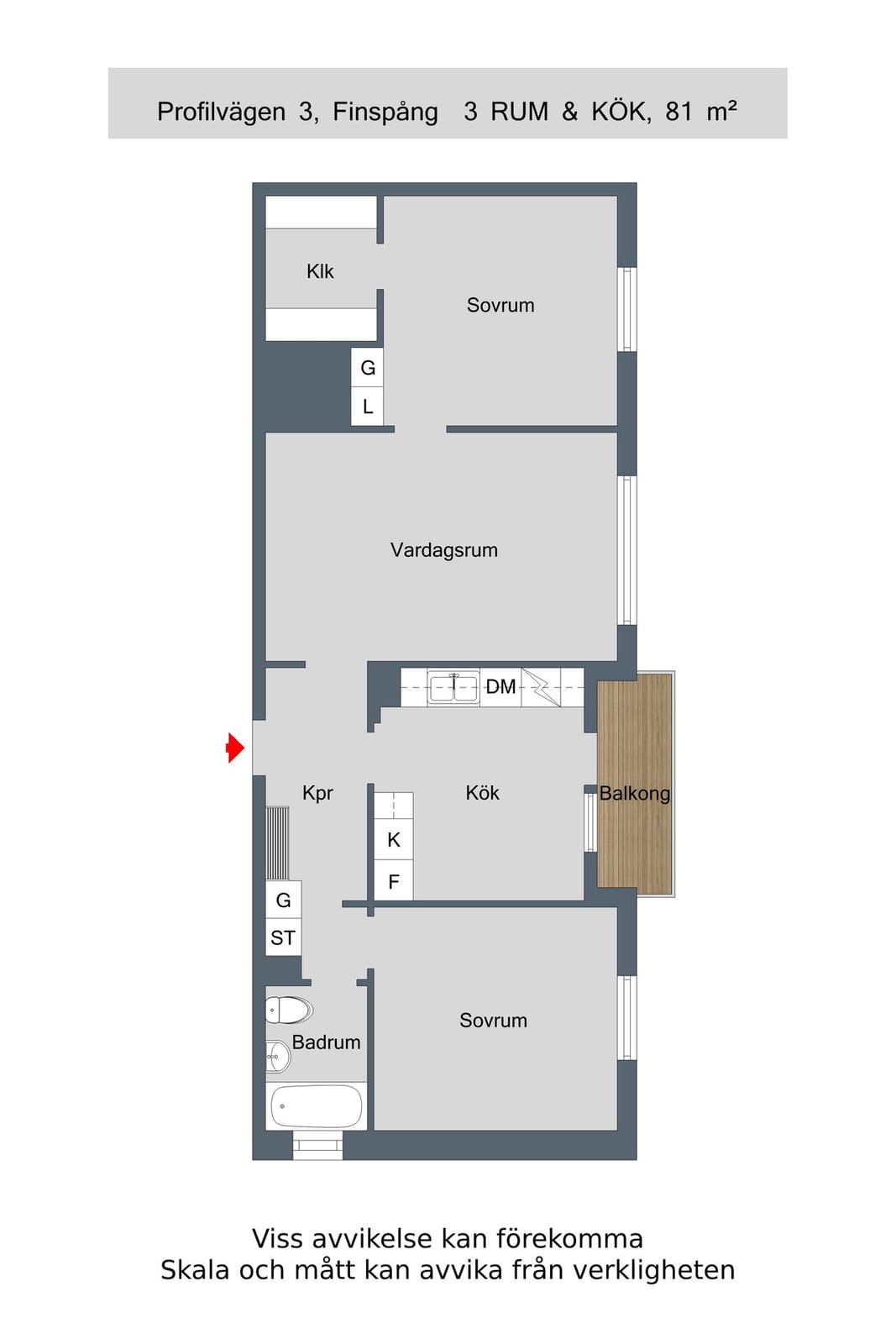 3 rok · 81 m² i Finspång – bild 3