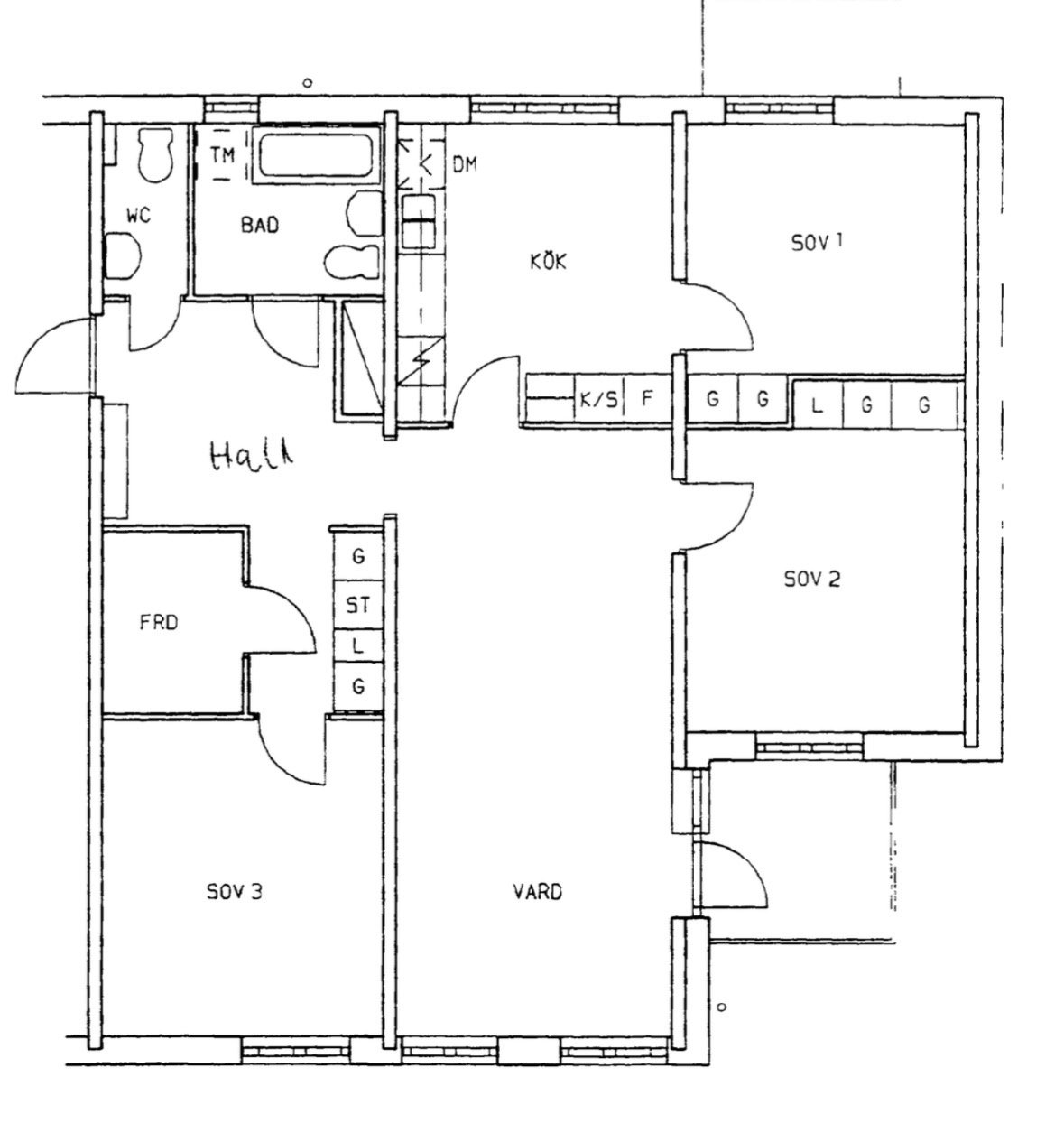 Lägenhet, 4 rooms, 101 sqm, Stockholm