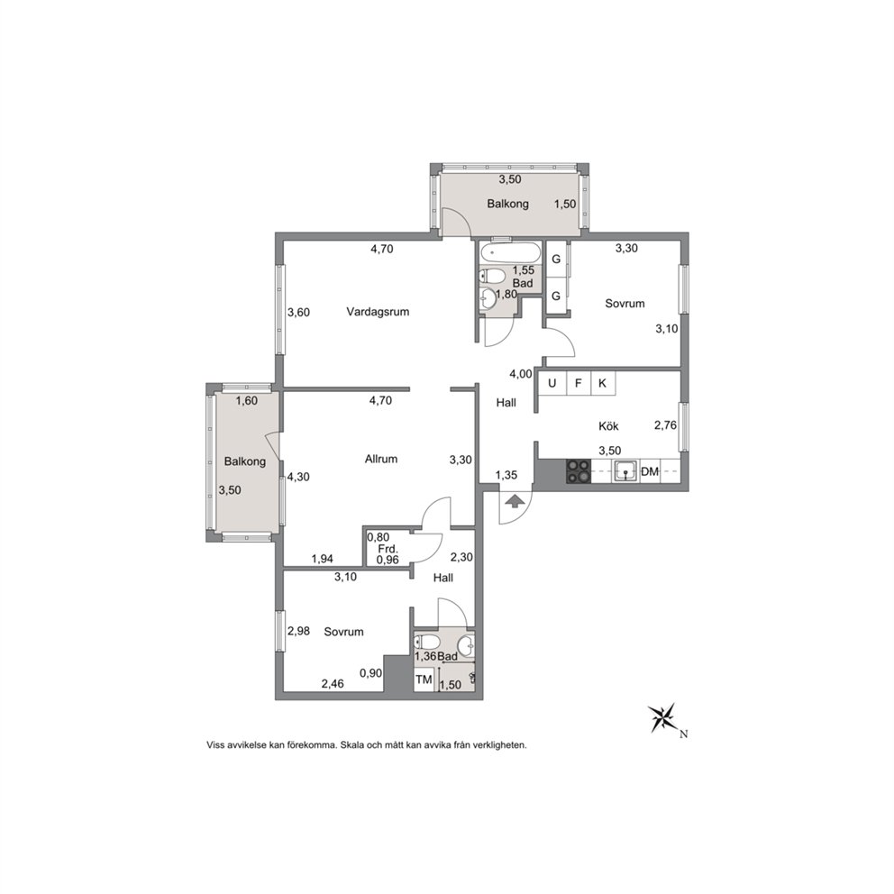 4 rok · 89 m² i Borås – bild 9