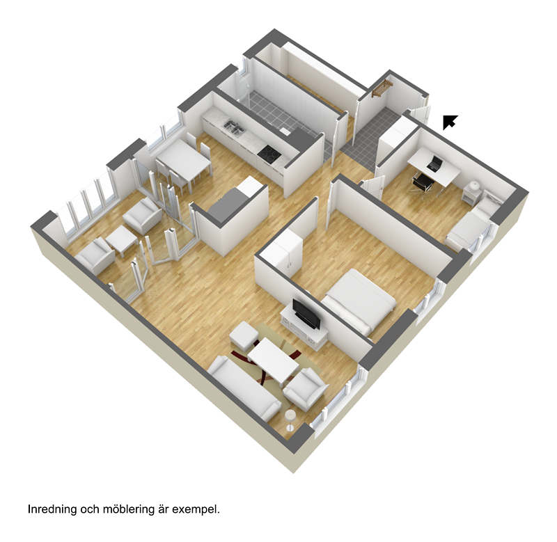 Lägenhet, 3 rooms, 95 sqm, Borås – bild 4