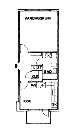 Lägenhet, 1 rooms, 47 sqm, Södertälje – bild 5
