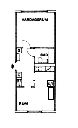 Lägenhet, 1 rooms, 47 sqm, Södertälje – bild 4