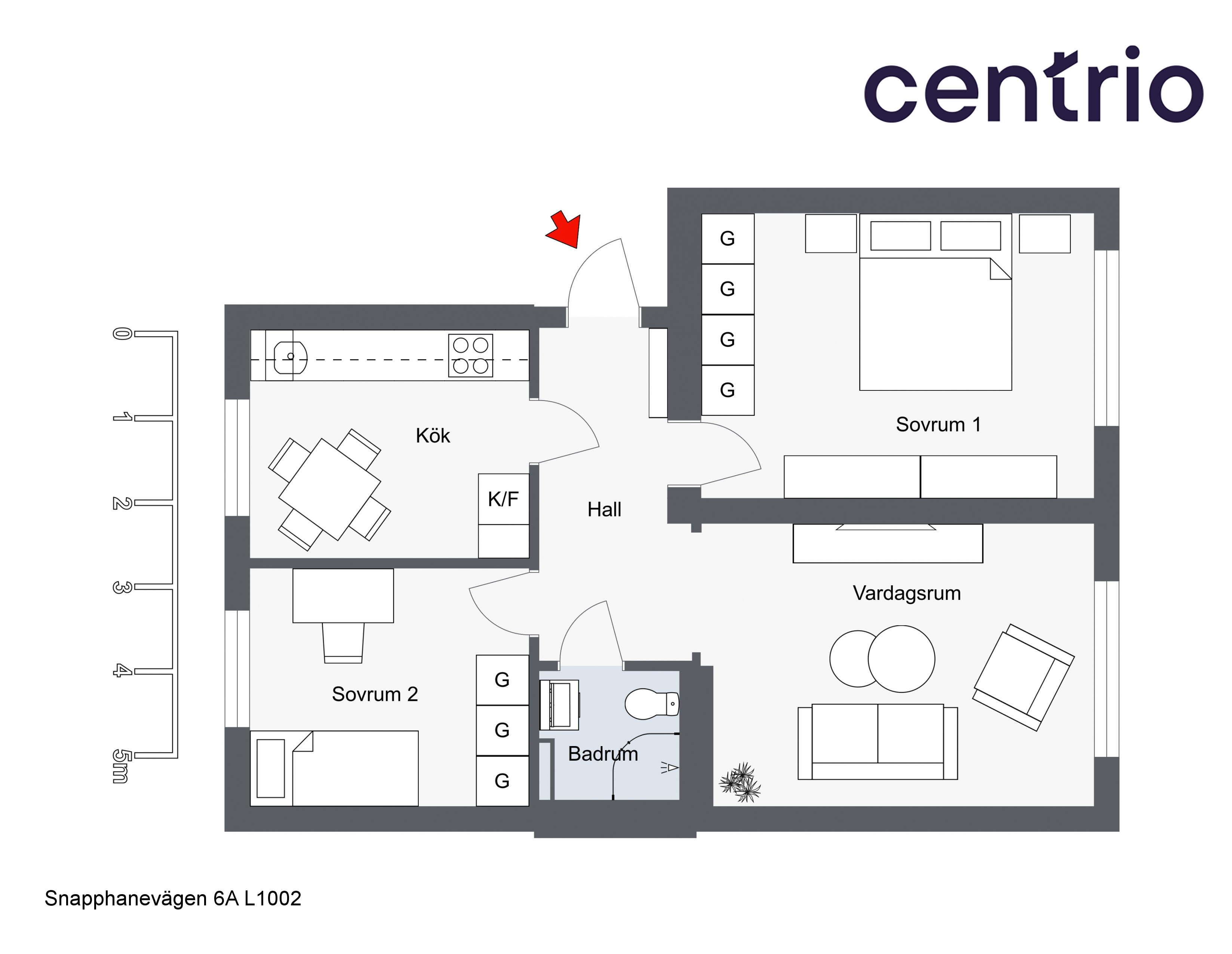 3 rok · 64 m² i Karlskrona – bild 14