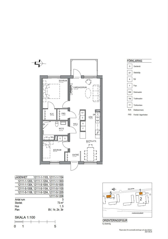 3 rok · 73 m² i Borlänge – bild 2