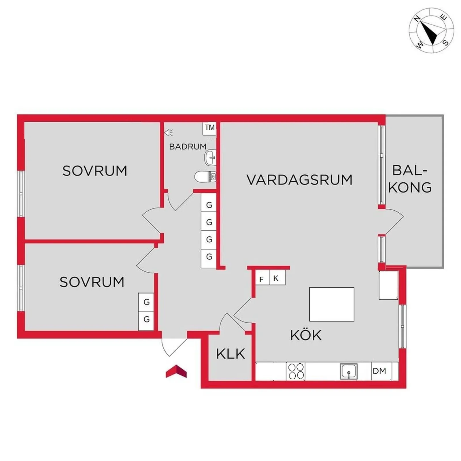 3 rok · 78 m² i Saltsjöbaden – bild 9
