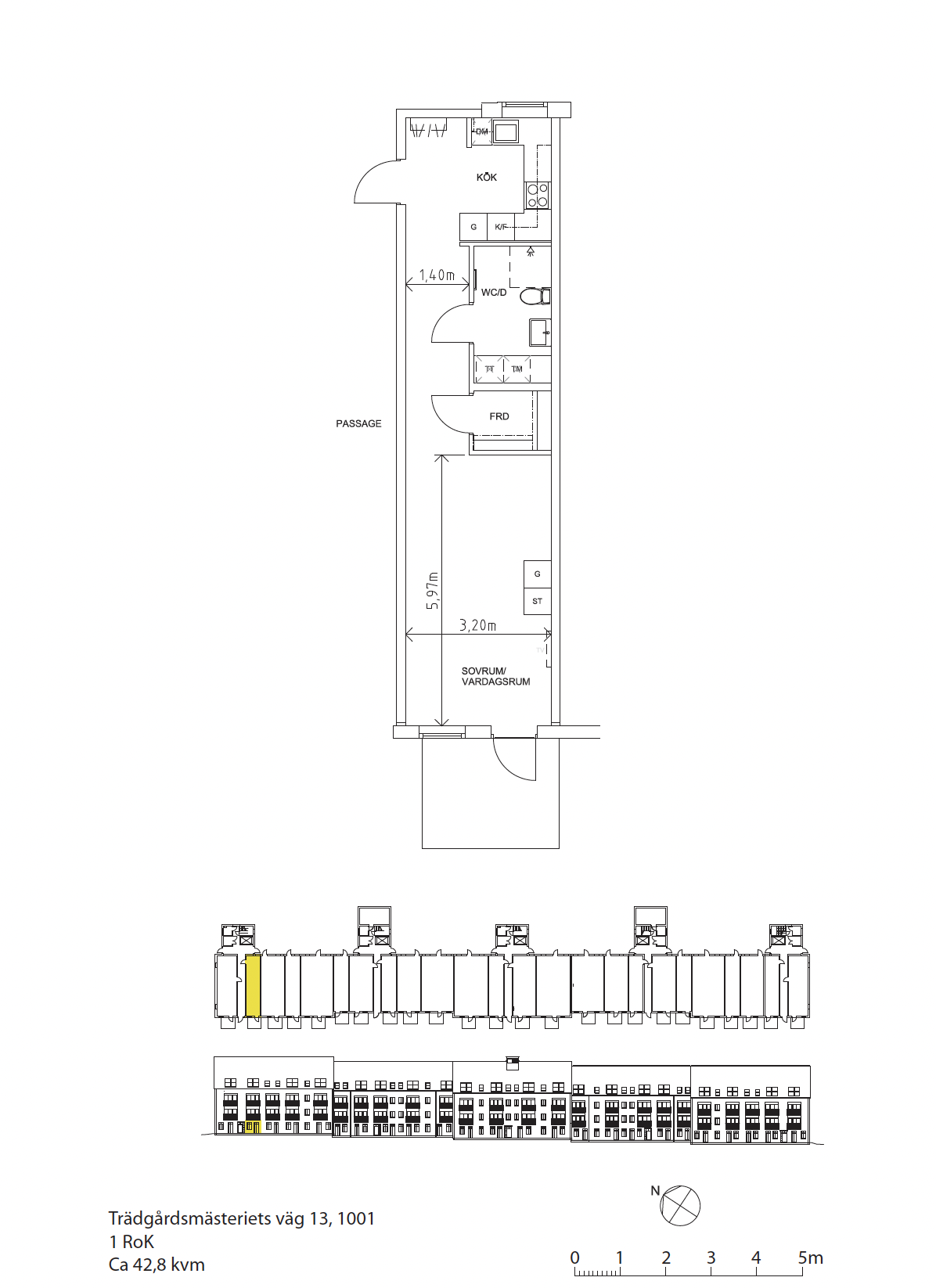 Lägenhet, 1 rooms, 42 sqm, Märsta – bild 8