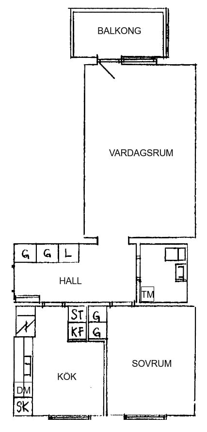 2 rok · 54 m² i Katrineholm – bild 5