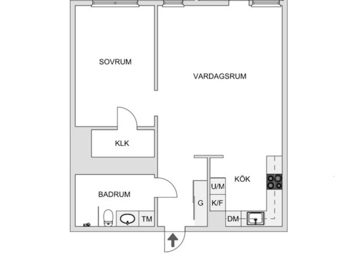 2 rok · 55 m² i Borås – Borås