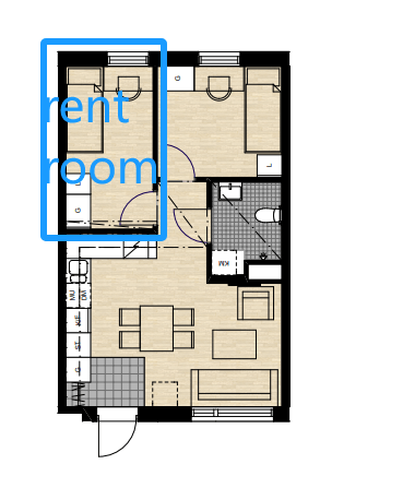 3 rok · 9 m² i Huddinge – Huddinge