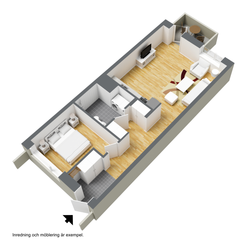 2 rok · 54 m² i Helsingborg – bild 4