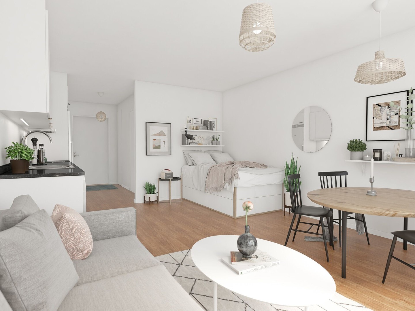 Lägenhet, 1 rooms, 33 sqm, Umeå