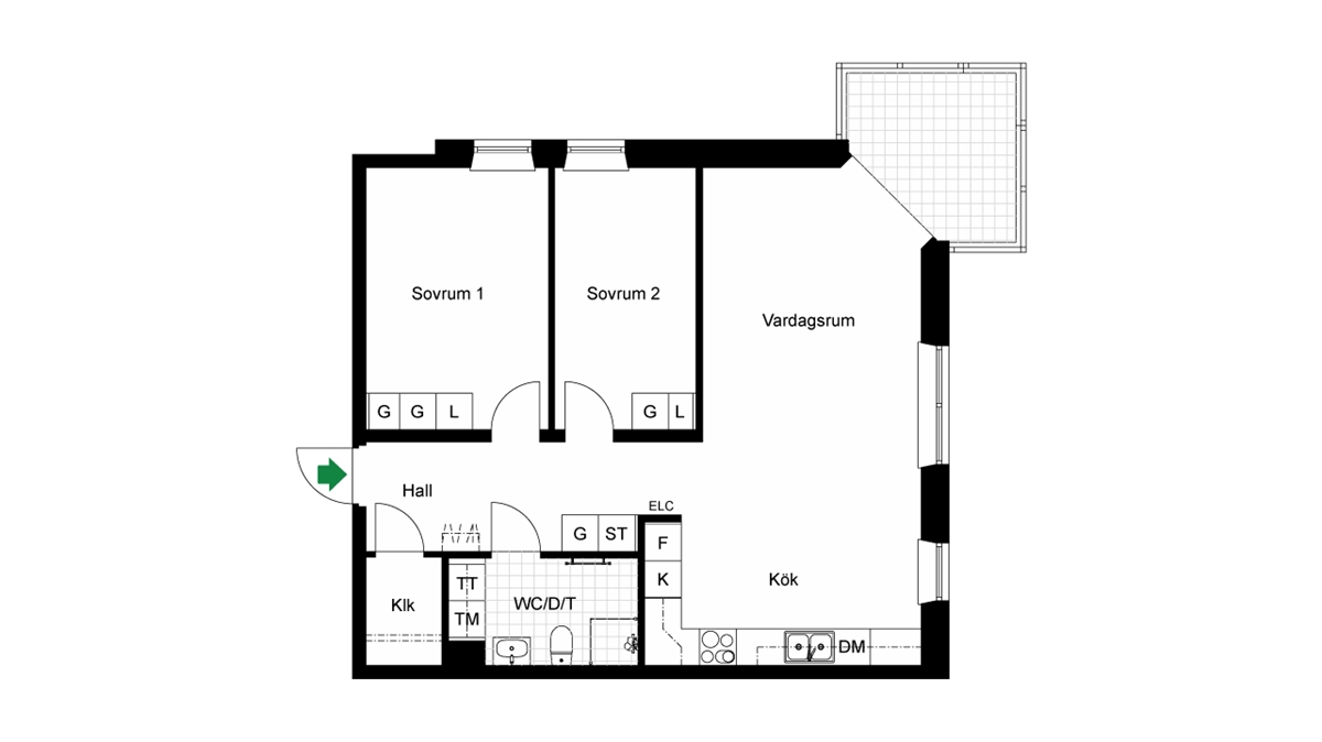 3 rok · 80 m² i Falkenberg – bild 11