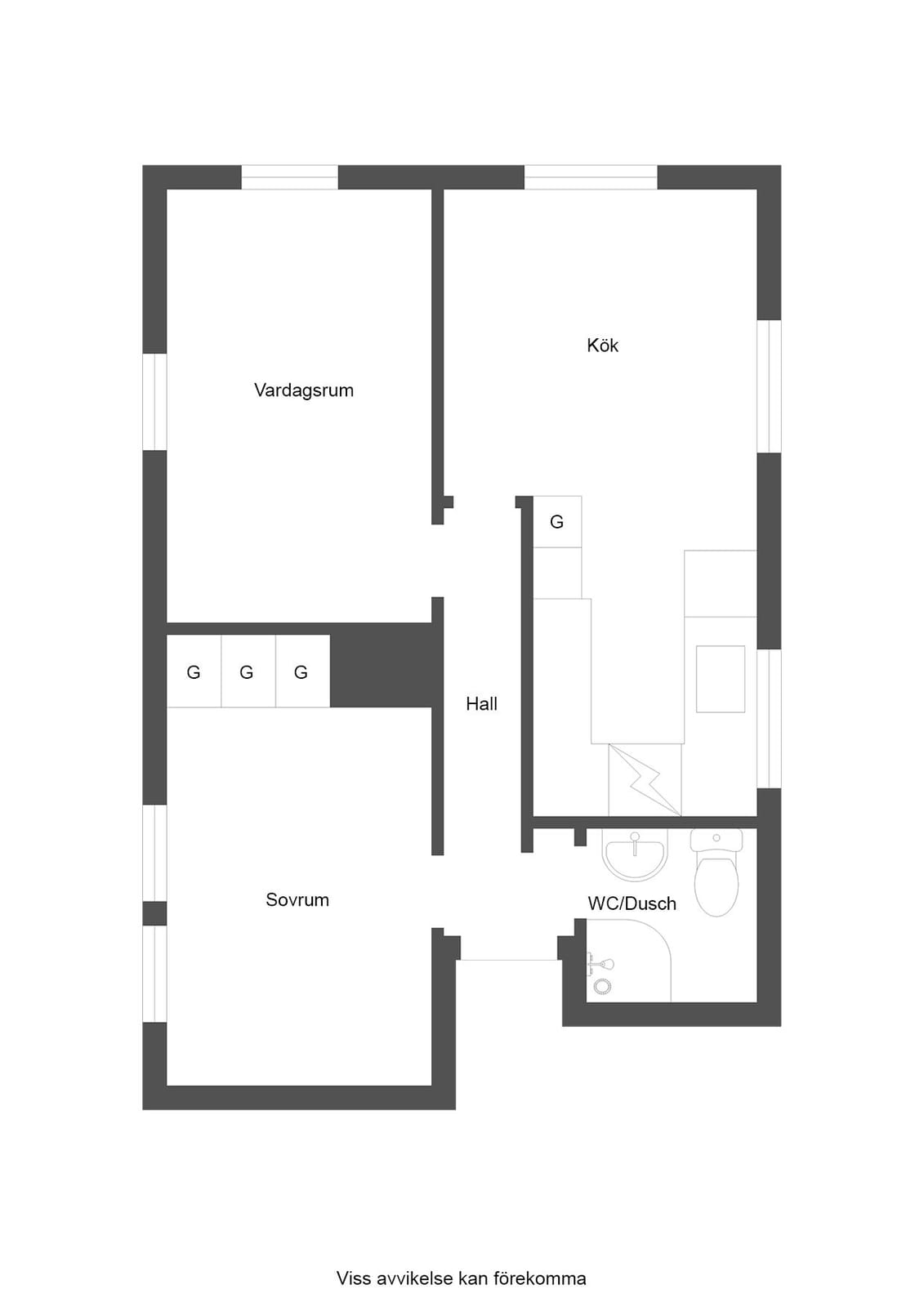 2 rok · 64 m² i Tierp – bild 6