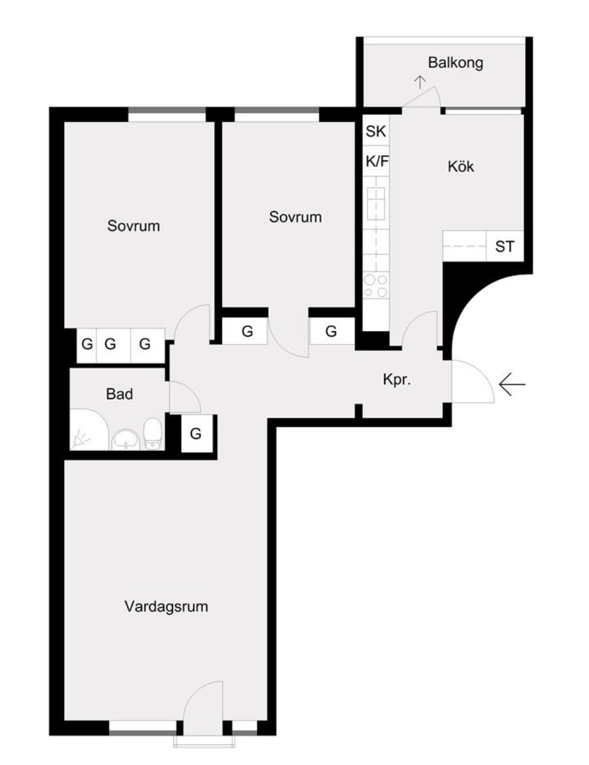3 rok · 73 m² i Järfälla – bild 15