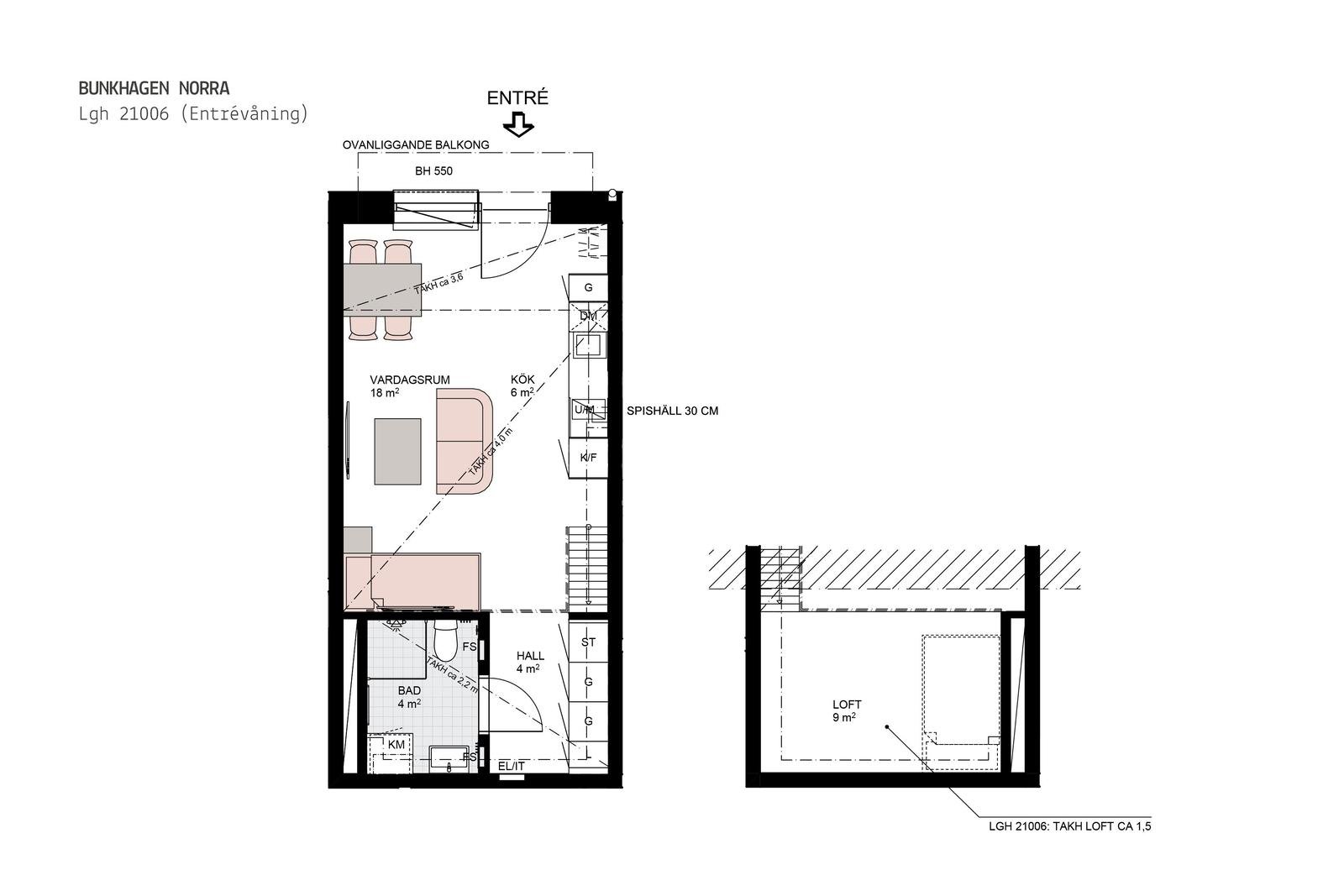 Lägenhet, 2 rooms, 33 sqm, Täby – bild 11