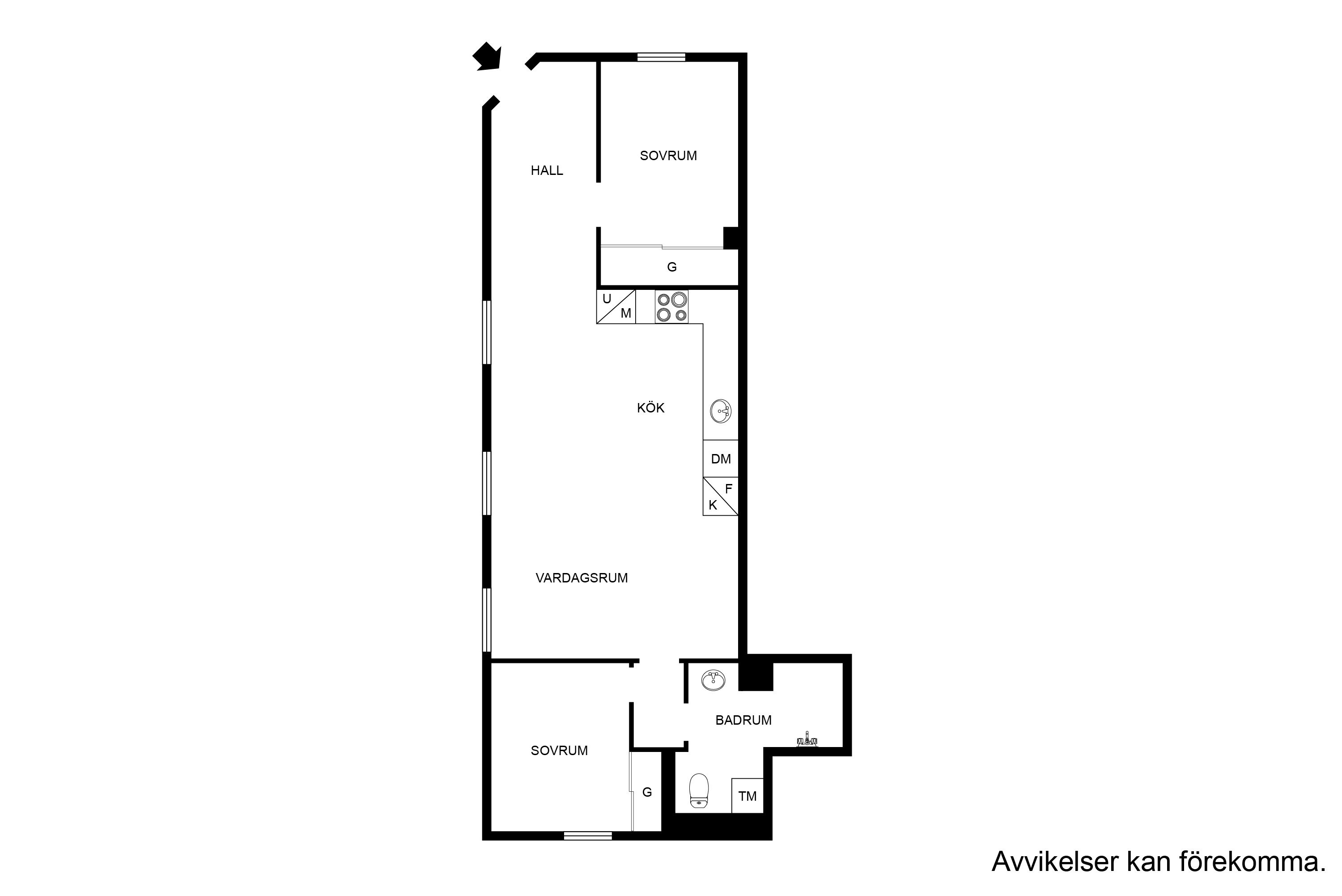 Lägenhet, 3 rooms, 70 sqm, Stocksund – bild 13