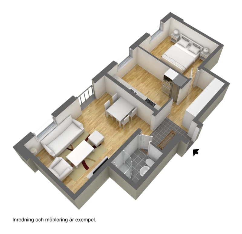 2 rok · 56 m² i Borås – bild 3