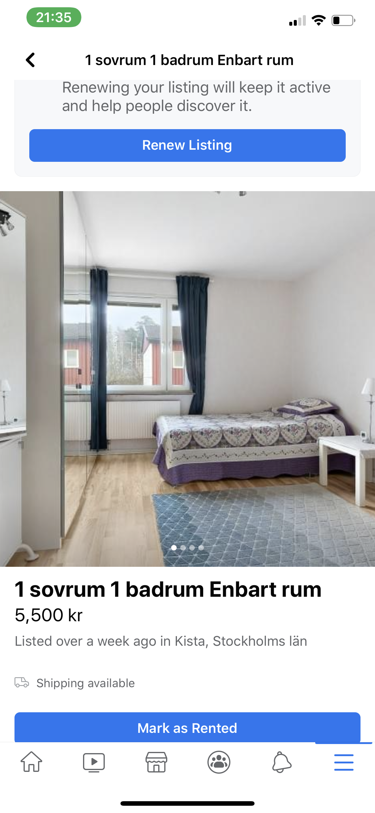 Lägenhet, 2 rooms, 18 sqm, Kista – bild 4