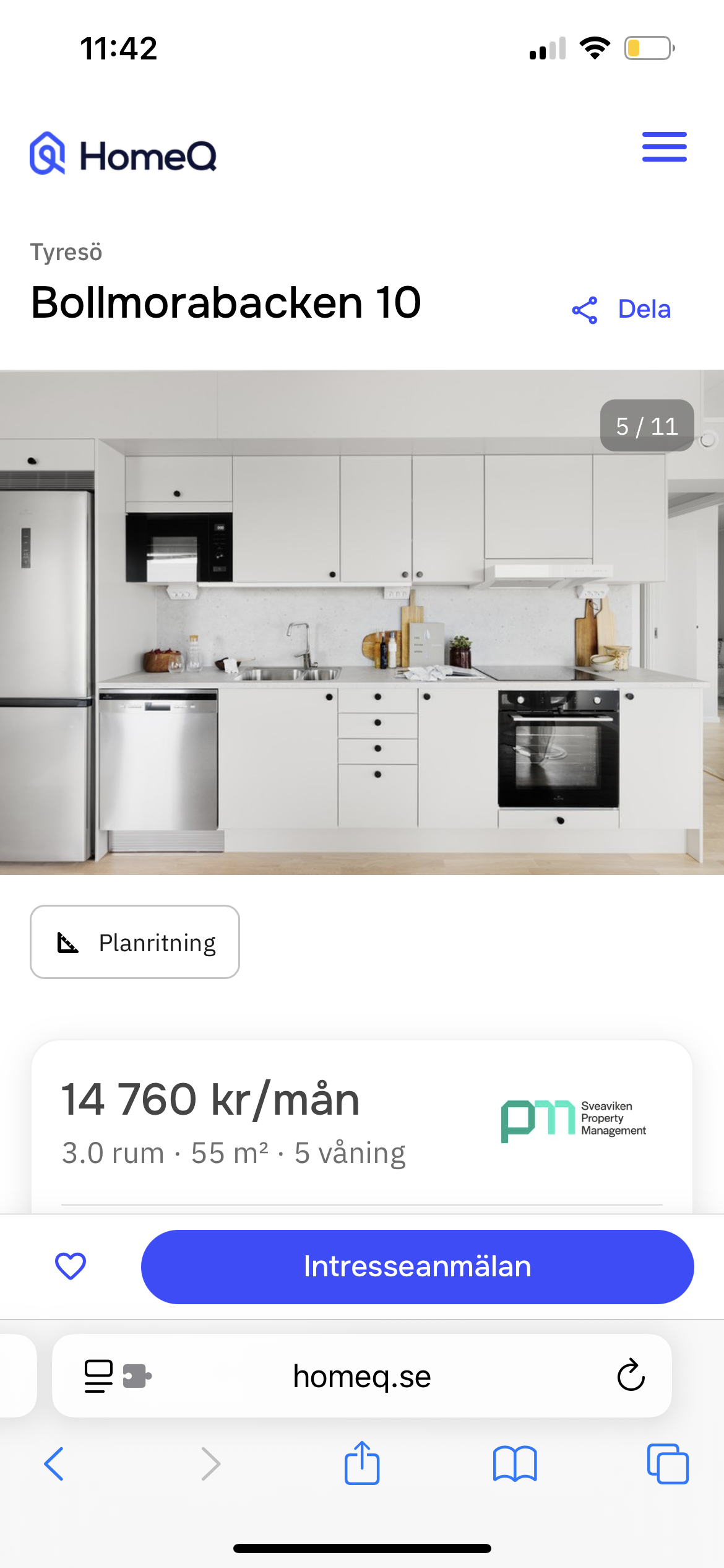 Lägenhet, 3 rooms, 55 sqm, Tyresö – Tyresö