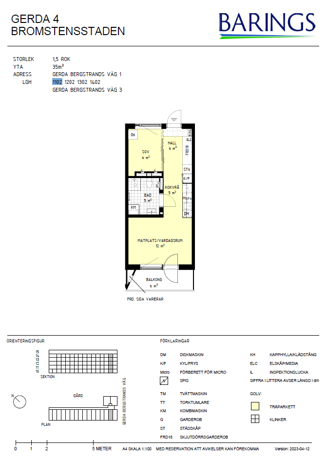 1 rok · 35 m² i Stockholm – bild 12