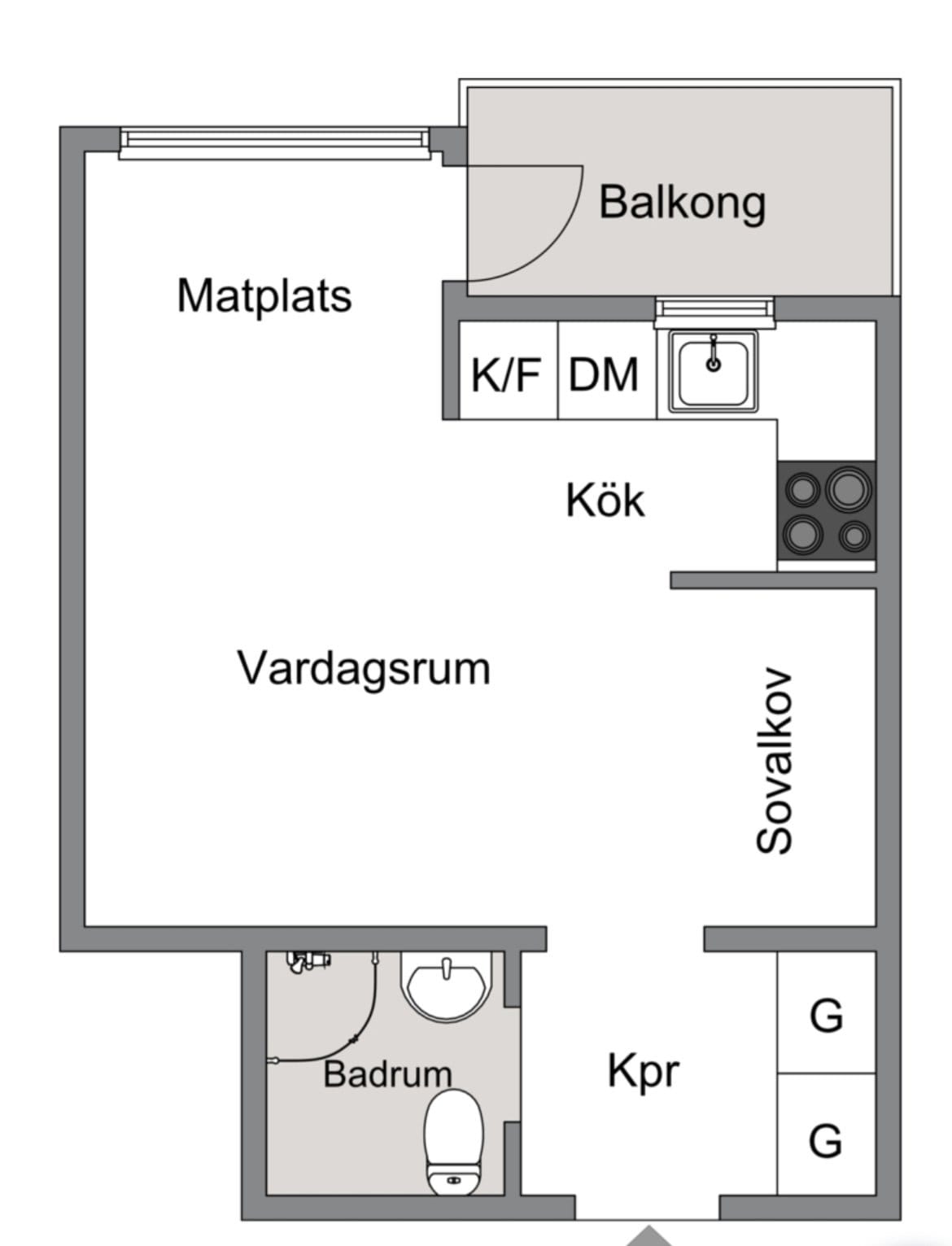 1 rok · 26 m² i Stockholm – bild 7