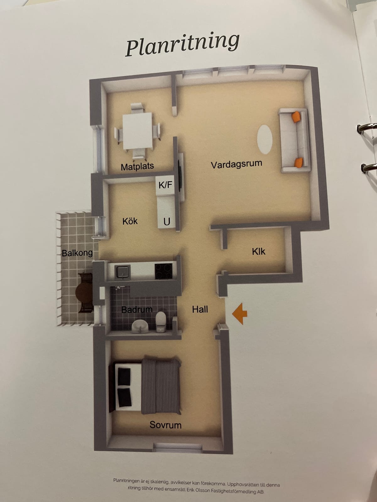 Lägenhet, 3 rooms, 51 sqm, Malmö