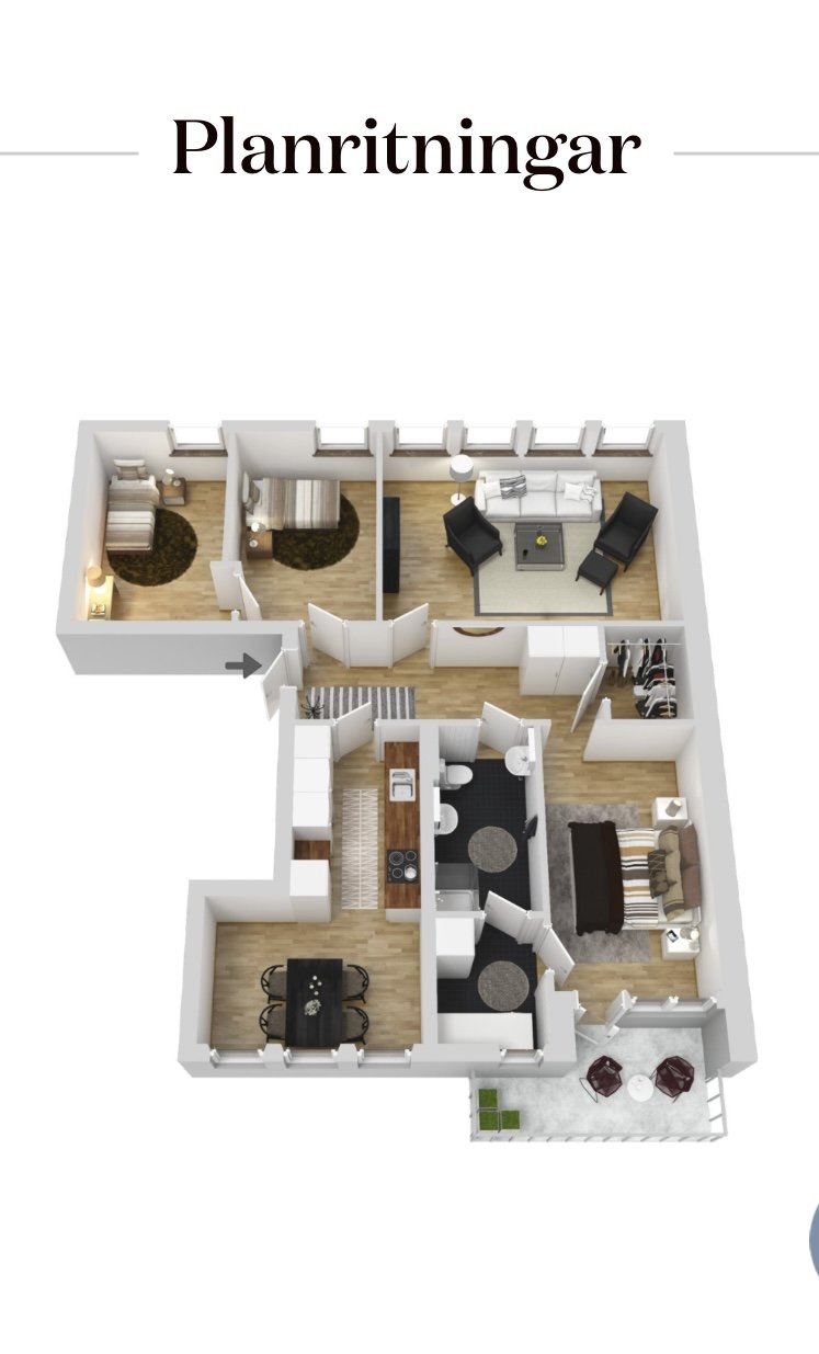4 rok · 100 m² i Växjö – bild 15