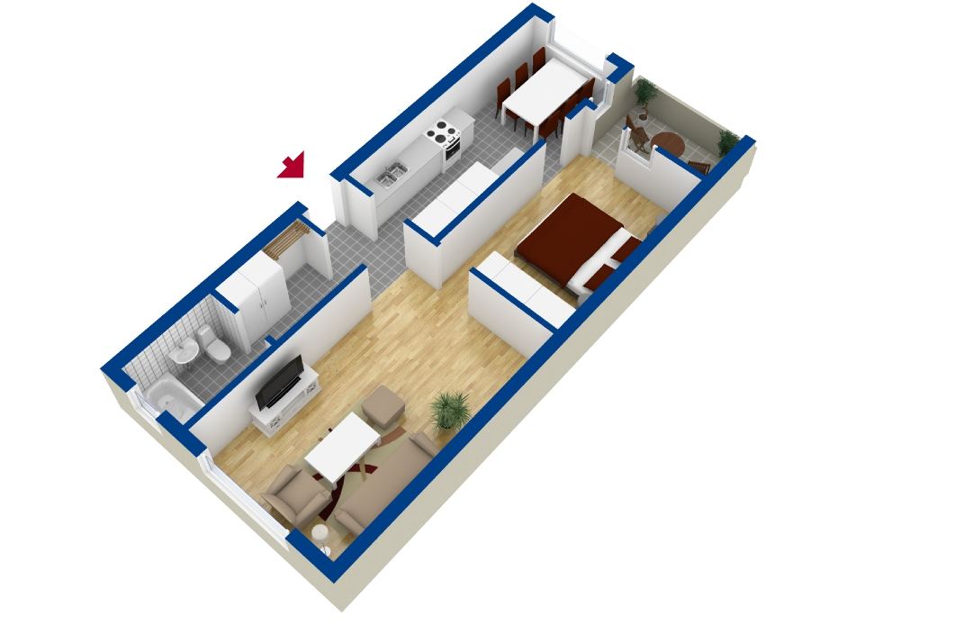 Lägenhet, 2 rooms, 60 sqm, Eskilstuna – bild 11