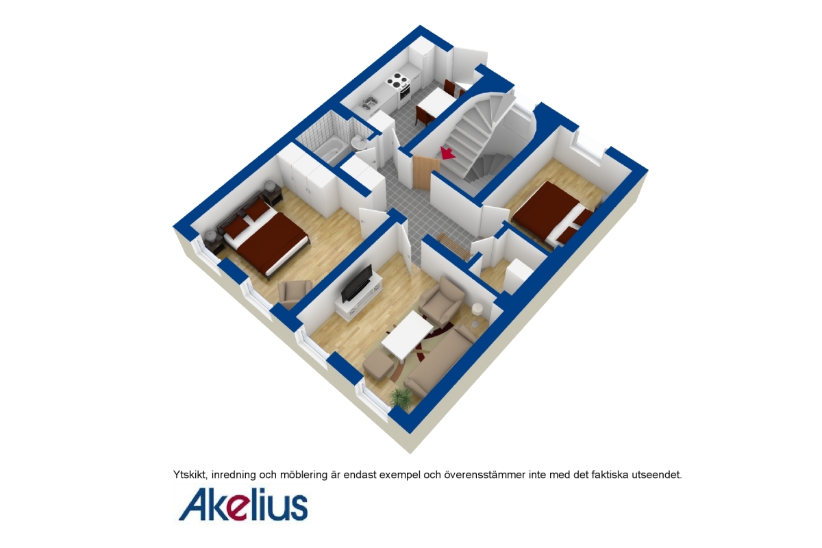 Lägenhet, 3 rooms, 75 sqm, Helsingborg – bild 2