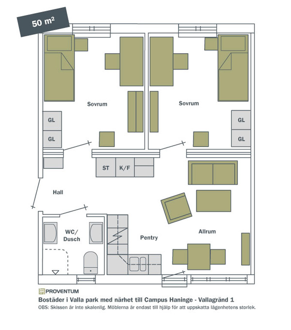 Lägenhet, 3 rooms, 50 sqm, Haninge Stockholm – bild 11