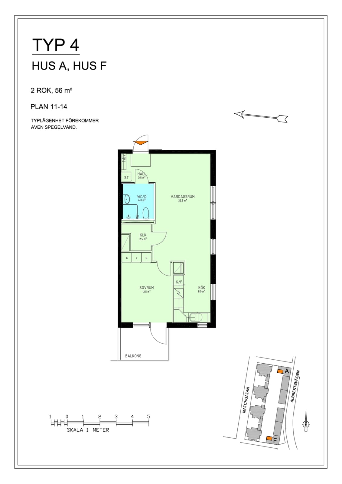 2 rok · 56 m² i Norrköping – bild 24