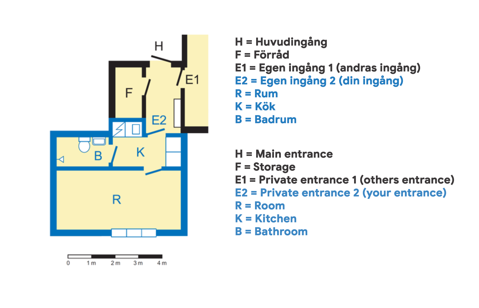 Lägenhet, 1 rooms, 40 sqm, Linköping