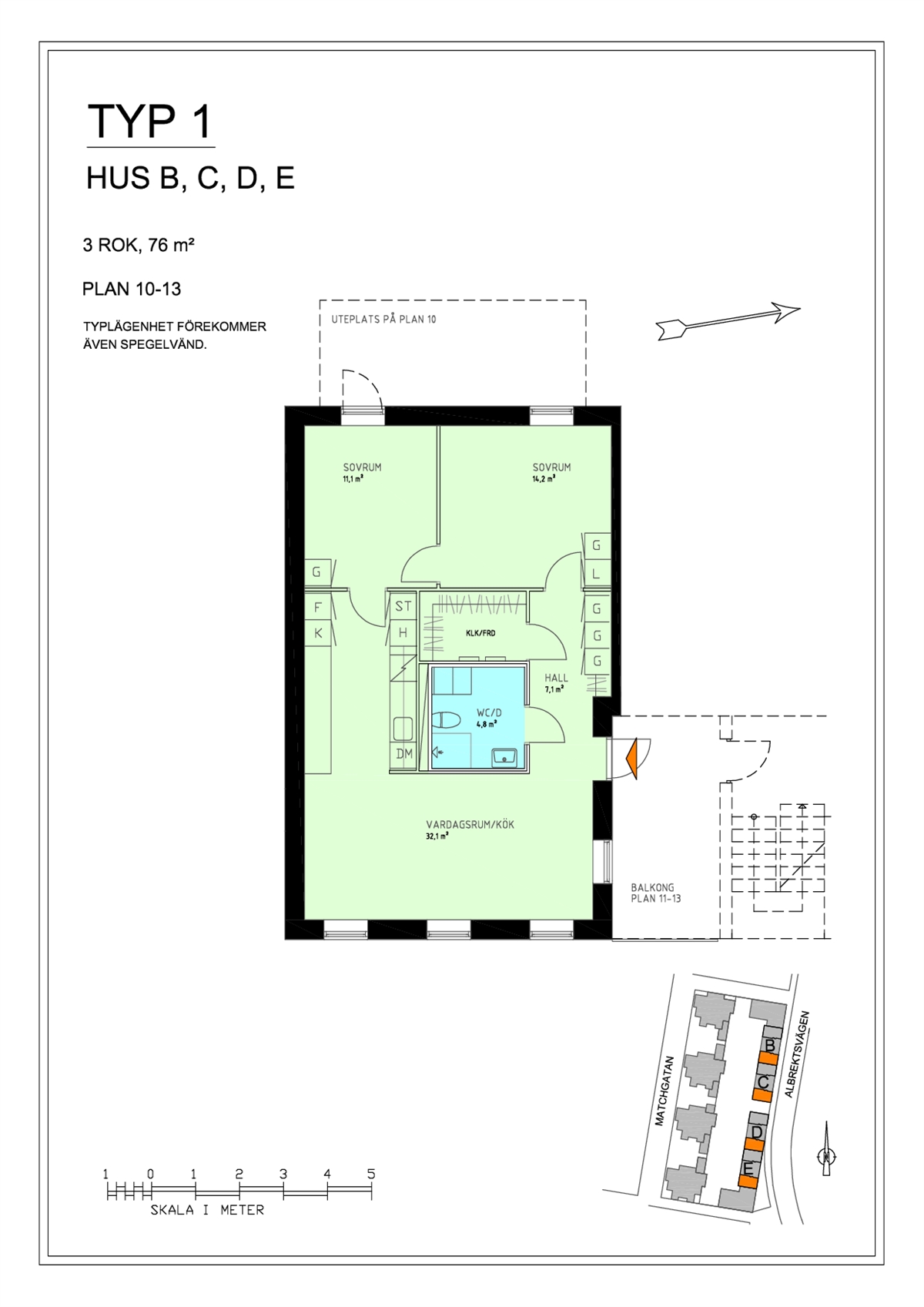 3 rok · 76 m² i Norrköping – bild 27