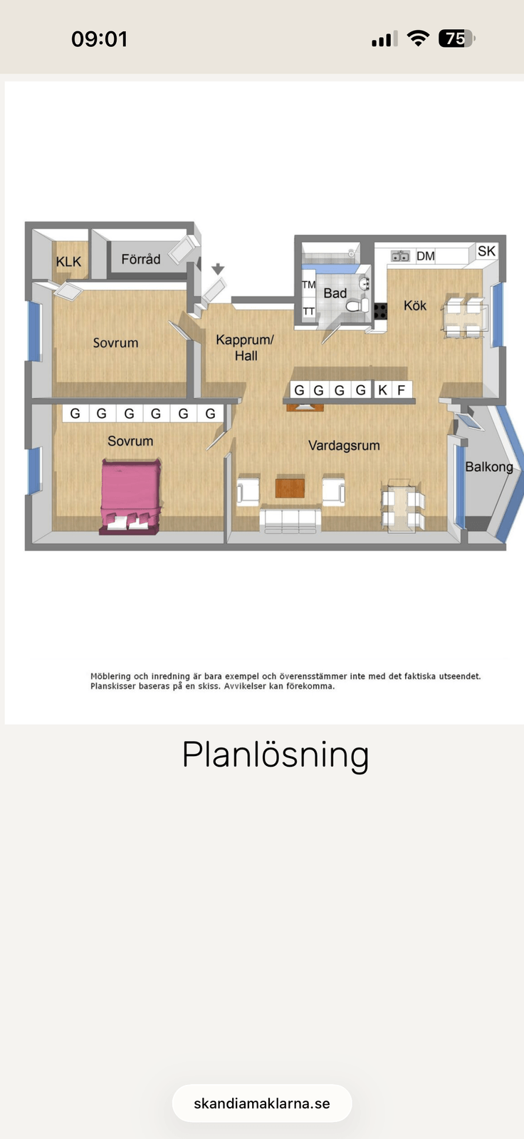 3 rok · 80 m² i Brandbergen – Brandbergen