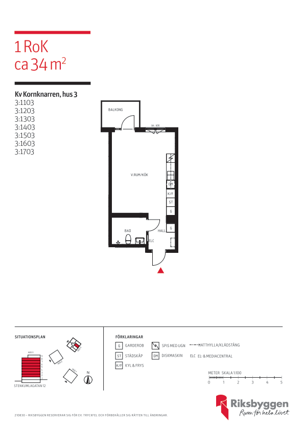 1 rok · 34 m² i Västerås – bild 15