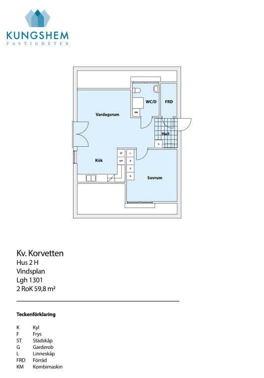 2 rok · 59 m² i Nyköping – bild 5