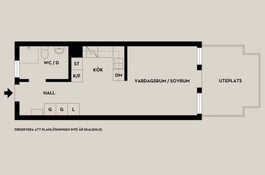 1 rok · 32 m² i Nacka – bild 9