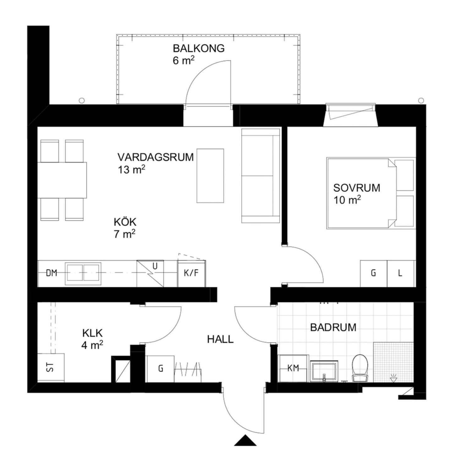 Lägenhet, 2 rooms, 48 sqm, Strängnäs – bild 11