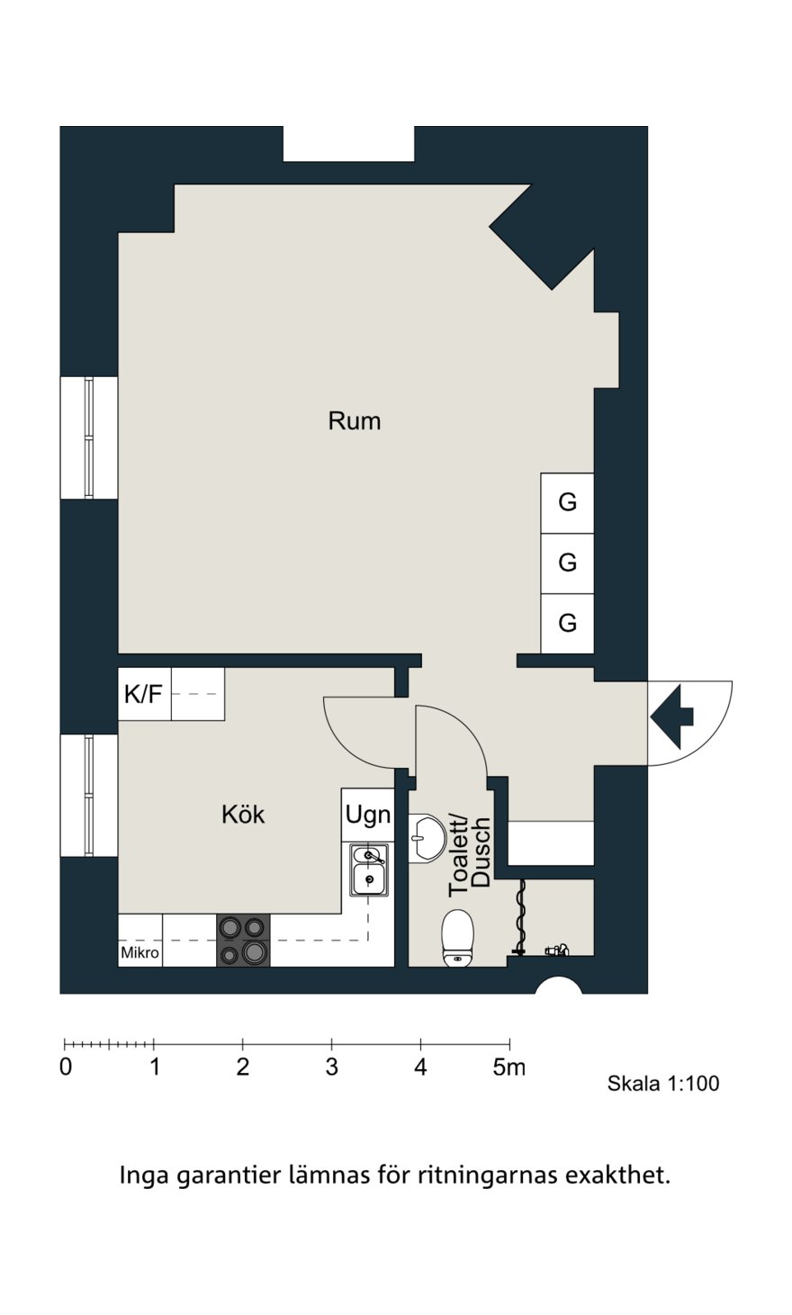 2 rok · 35 m² i Kalmar – bild 2