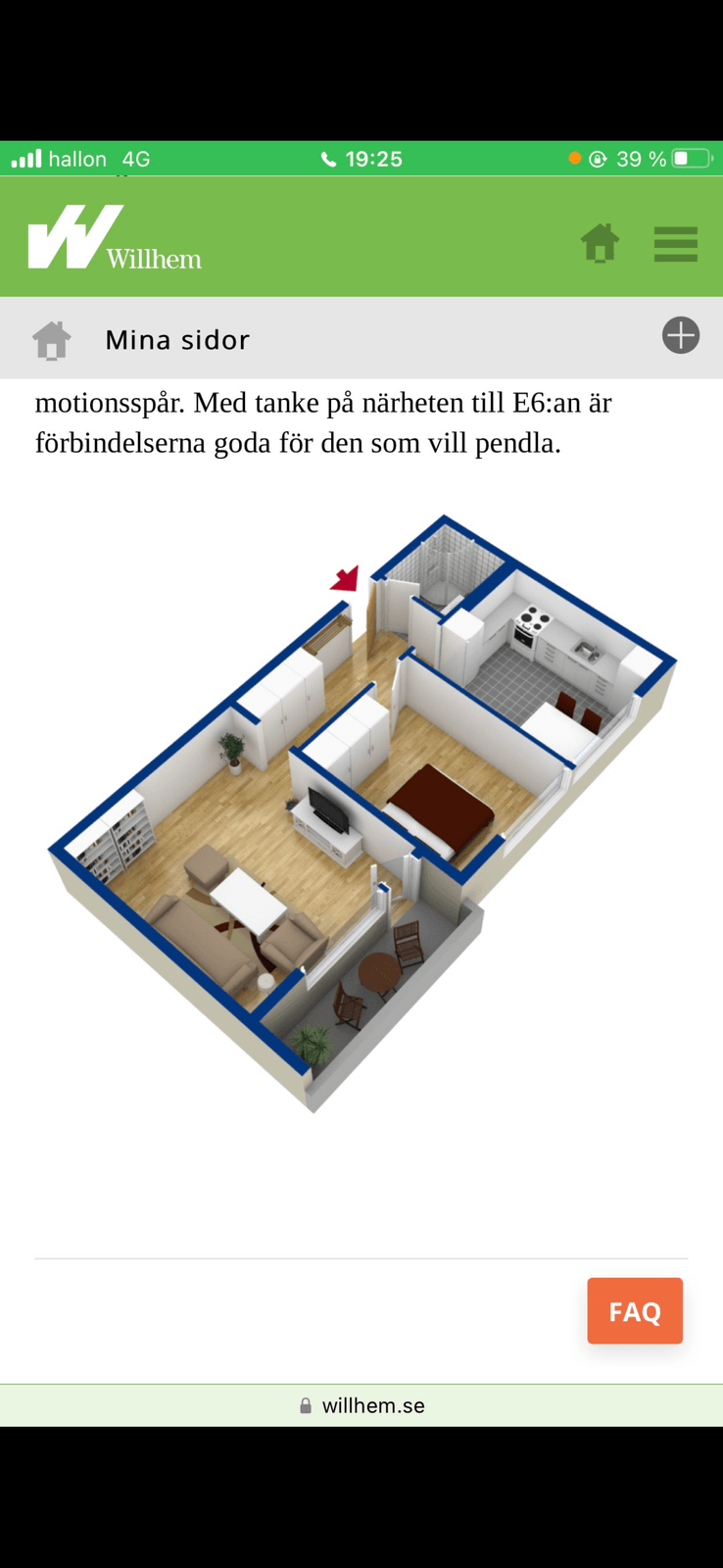 2 rok · 57 m² i Halmstad – bild 2