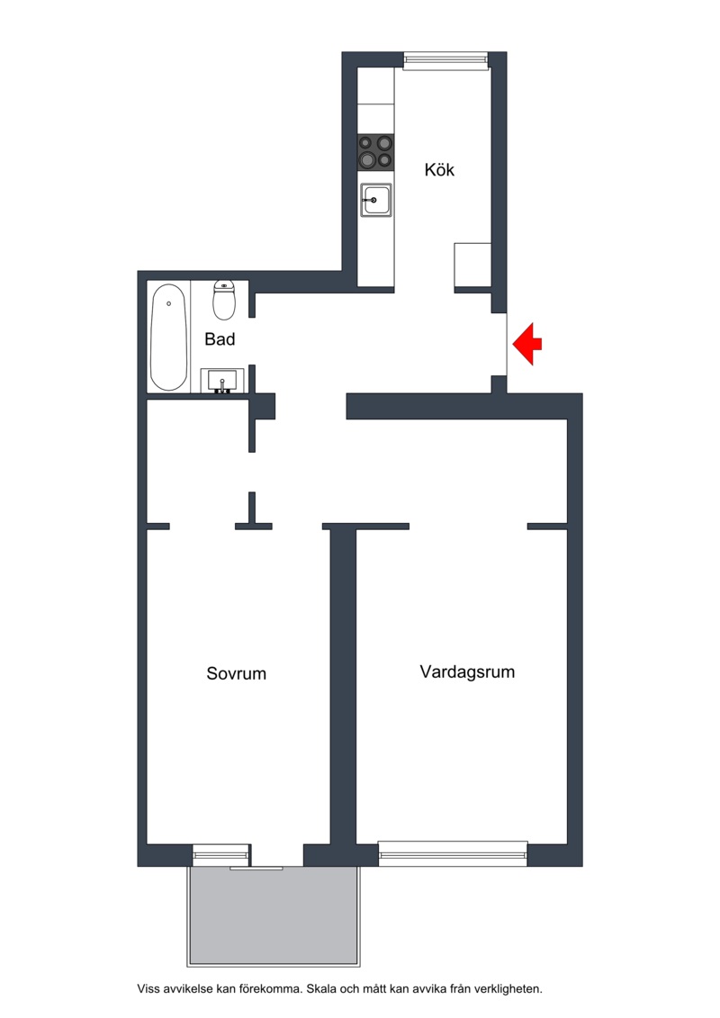 Lägenhet, 2 rooms, 67 sqm, Helsingborg – bild 14