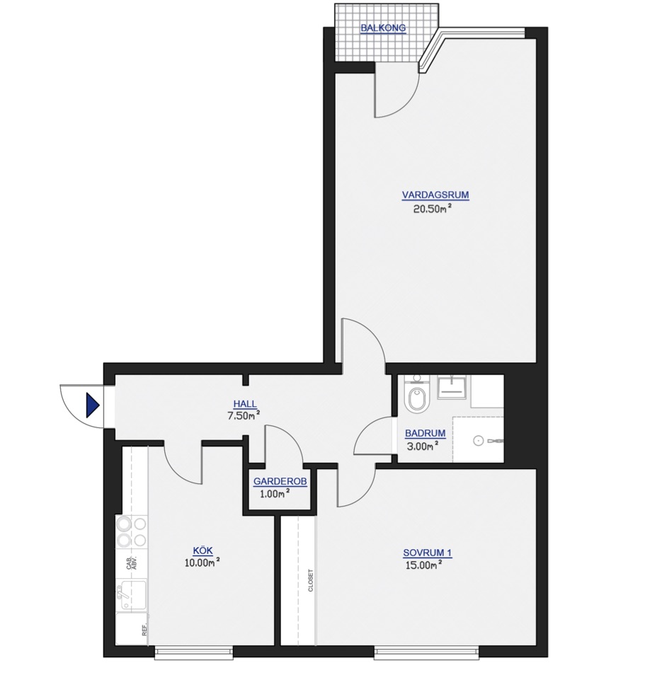 2 rok · 57 m² i Arboga – bild 16