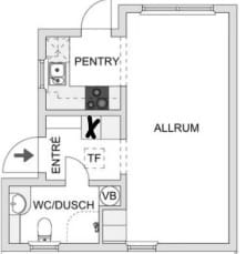 1 rok · 28 m² i Ängelholm – bild 9