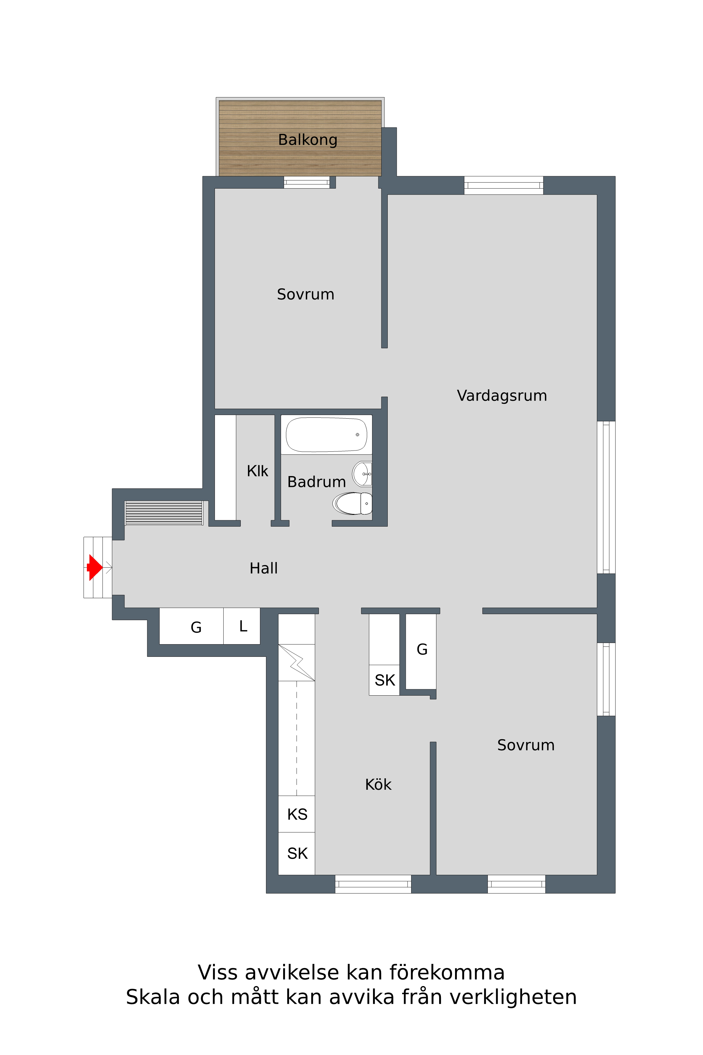 Lägenhet, 3 rooms, 79 sqm, Finspång – bild 17