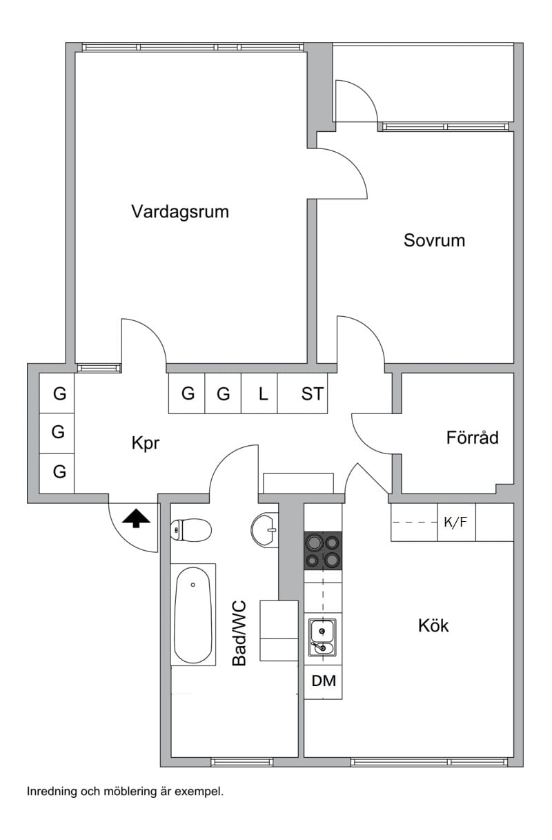 2 rok · 72 m² i Karlstad – bild 3