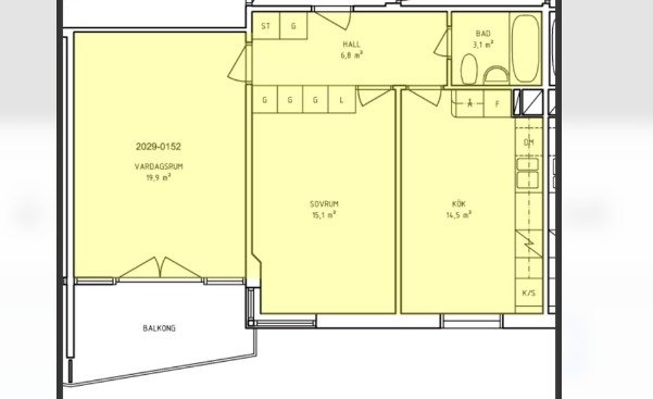 1 rok · 62 m² i Sollentuna – Sollentuna